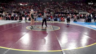 120 lbs Champ. Round 1 - Brooklyn Johnson, Eagle vs Gracie Price, Thunder Ridge