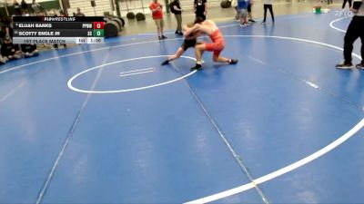 144 lbs 1st Place Match - Elijah Banks, Pikes Peak Warriors Wrestling vs Scotty Engle Jr, Sedgwick County