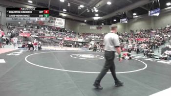 3A 120 lbs Champ. Round 1 - Chaetton Osborne, North Sanpete vs David Hernandez, Canyon View