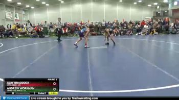 100 lbs Round 2 (6 Team) - Ajay Braddock, Iowa Gold vs Andrew Workman, Tennessee White