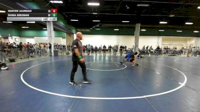 120 lbs Round Of 128 - Hunter Jauregui, CA vs Dunia Siboman, NY