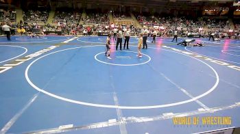 75 lbs Round Of 16 - Ryder Padgett, Team Tulsa Wrestling Club vs Gannen Majka, Black Fox Academy