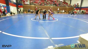 115 lbs 5th Place - Paisley Perkins, Caney Valley Wrestling vs Alexis Bishop, Bristow Elementary Wrestling Club