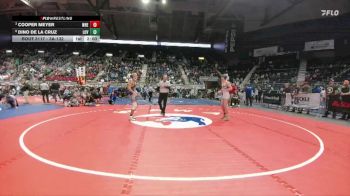 3A-132 lbs Quarterfinal - Cooper Meyer, Wheatland vs Dino De La Cruz, Lovell