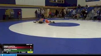 184 lbs Cons. Round 4 - Owen Ayottu, Sacred Heart University vs Kenneth Marra, Coast Guard