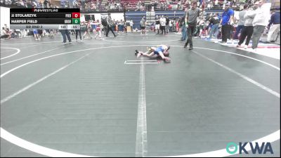 43 lbs Rr Rnd 2 - JJ Stolarzyk, Piedmont vs Harper Field, Grover Rains Wrestling Club