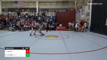 Prelims - Thomas Lamb, St. Christopher's School vs Kade Findley, Bishop Lynch High School