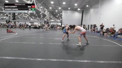 157 lbs Round 2 (6 Team) - Dominic Manna, Rebellion vs Nick Flaherty, Savage WA Nightmares