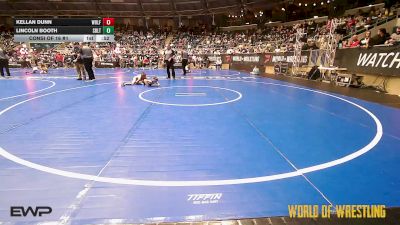 85 lbs Consi Of 16 #1 - Kellan Dunn, Wolf Pack WC vs Lincoln Booth, Sebolt Wrestling Academy