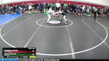 132 lbs Cons. Round 2 - Drew Kellum, Holtville vs Conrick Baines, SLAM! NEVADA