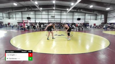 235 lbs Cons. Semi - Adyson Knight, Wasatch vs Maitae Cardenas, Canyon View