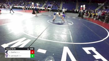 132 lbs Consi Of 32 #2 - Luke Coelho, Belmont vs Oliver Perreault, Winnacunnet