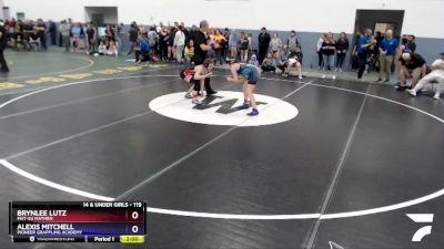 119 lbs X Bracket - Brynlee Lutz, Mat-Su Matmen vs Alexis Mitchell, Pioneer Grappling Academy