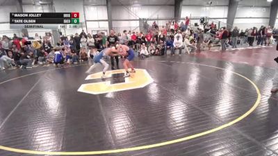 113 lbs Semifinal - Mason Jolley, Douglas vs Tate Olsen, Banner County