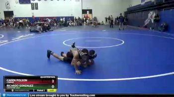 106 lbs Quarterfinal - Ricardo Gonzalez, Cheyenne East vs Caden Polson, Laramie