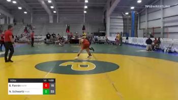 110 lbs Prelims - Brayden Fannin, Warhawks Wrestling Inc. vs Nick Schwartz, Revival Black