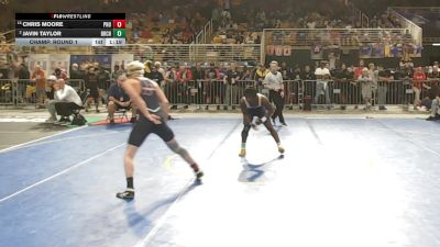 144 3A Champ. Round 1 - CHRIS MOORE, Palm Harbor University vs Javin Taylor, Boca Raton Community H S