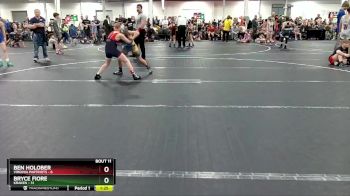 84 lbs Round 3 (8 Team) - Bryce Fiore, Kraken vs Ben Holober, Virginia Partriots