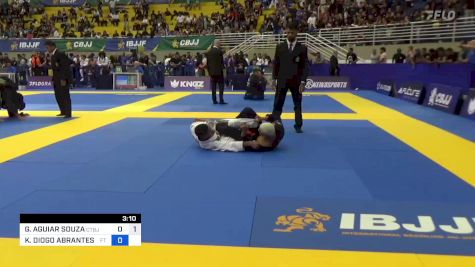 GUILHERME AGUIAR SOUZA vs KAUA DIOGO ABRANTES RIBEIRO 2023 Brasileiro Jiu-Jitsu IBJJF