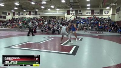 138 lbs Cons. Round 3 - Enrique Michel, West Liberty vs Jose Lievano, Crestwood, Cresco