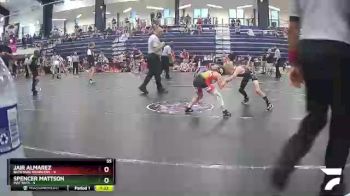 55 lbs Round 5 (6 Team) - Jair Almarez, Backyard Brawlers vs Spencer Mattson, Mat Rats