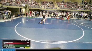 105 lbs Champ. Round 2 - Taitan Green, Nevada Elite Wrestling vs Maddix Park, JWC