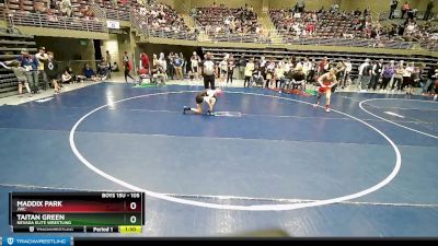 105 lbs Champ. Round 2 - Taitan Green, Nevada Elite Wrestling vs Maddix Park, JWC