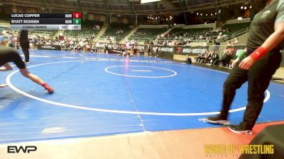 125 lbs Consolation - Lucas Copper, Smittys Barn vs Ryatt Rodden, Harrah Little League Wrestling