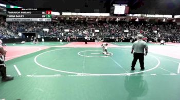 76 lbs Champ. Round 2 - Remi Bailey, OFW1 vs Miranda Hibbard, EWA2