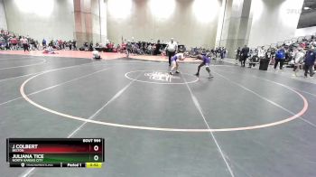 100 lbs Cons. Semi - Juliana Tice, North Kansas City vs J Colbert, Belton