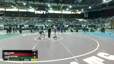 152 lbs Cons. Round 5 - Tyler Richter, Wasatch vs Mica Klein, Douglas