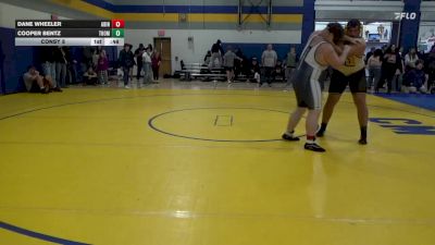 285 lbs Consy 5 - Dane Wheeler, Abington Heights vs Cooper Bentz, Thomas Jefferson