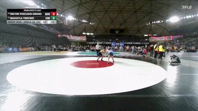 Girls 4A 100 lbs Cons. Round 3 - Belyini Pascasio-Umana, Mariner (Girls) vs Makayla Trevino, Chiawana (Girls)
