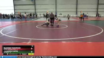 56 lbs Round 4 - Blayden Thompson, NCWAY National Team vs Cameron Curtis, PA White