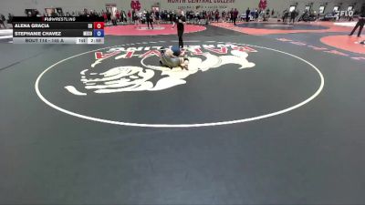 145 A Champ. Round 1 - Stephanie Chavez, Menlo College vs Alena Gracia, Sacred Heart