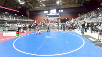 72 lbs Quarterfinal - Rylee Stewart, Glenrock WC vs Hayden Robinson, Thermopolis WC