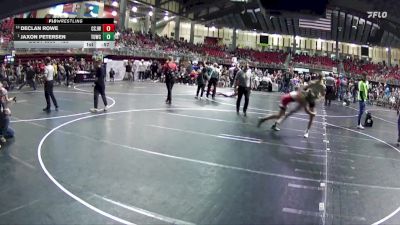 120 lbs Semifinal - Jaxon Petersen, The Underground Wrestling Club vs Declan Rowe, Central City JR. Wrestling