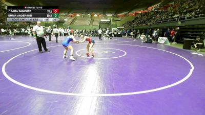 125 lbs Consolation - Sara Sanchez, Tulare Western vs Emma Anderson, Buchanan