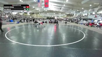 126 lbs Quarterfinals (8 Team) - Eli Wells, Page High School vs Mason Crane, Knoxville Halls High School