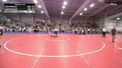 75 lbs Rr Rnd 2 - Luca Poalillo, Iron Horse vs Paeton Miller, POWA