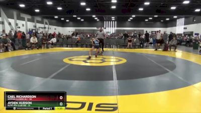 85 lbs Round 3 (8 Team) - Ayden Hudson, Elite Ath Club WE vs Cael Richardson, Gotcha Illinois (IL)