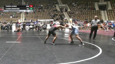 6A 165 lbs Quarterfinal - Ruben Gomez, Brookwood Jr-Sr vs Caden Swinford, Helena