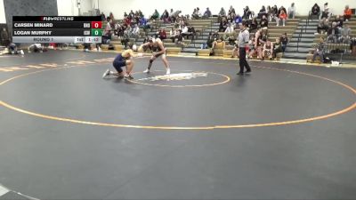 126-132 B Round 1 - Carsen Minard, Burlington Notre Dame vs Logan Murphy, Iowa City, West