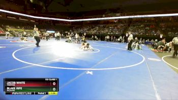 113 Class 1 lbs Quarterfinal - Jacob White, Trenton vs Blake Rife, Palmyra