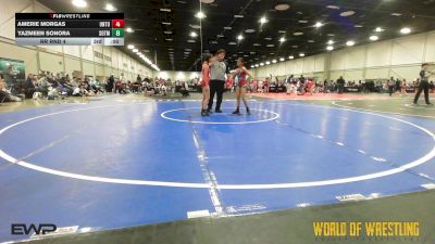 100 lbs Rr Rnd 4 - Kimber Drenon, Untouchables Girls RED vs Lexi Ledford, SOTM Lady Outlaw Little