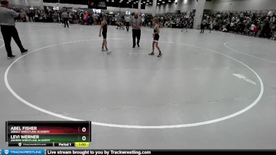 82 lbs Cons. Round 4 - Abel Fisher, Sebolt Wrestling Academy vs Levi Werner, Askren Wrestling Academy