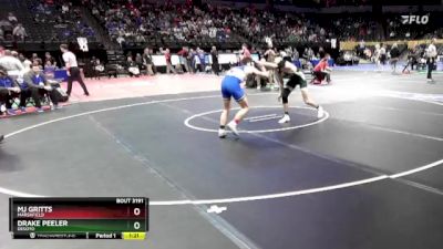 138 Class 3 lbs Quarterfinal - MJ Gritts, Marshfield vs Drake Peeler, DeSoto