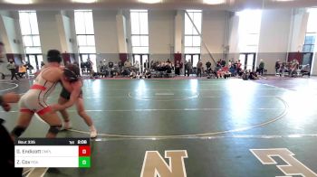 157 lbs 5th Place - Gunner Endicott, Campbell vs Zane Cox, Roanoke College