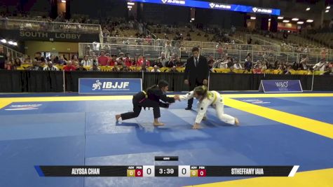 Stheffany Iaia vs Alyssa Chan 2025 Pan Kids Jiu-Jitsu IBJJF Championship