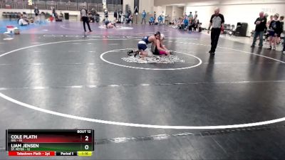 135 lbs Finals (8 Team) - Liam Jensen, St. Peter vs Cole Plath, GSL